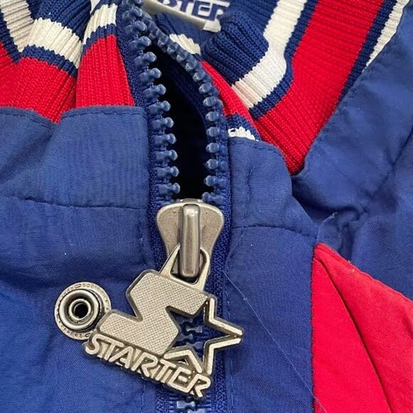 Vintage NFL Football New York Giants Starter Zip Up NFL Football Jacket - Picture 7 of 9